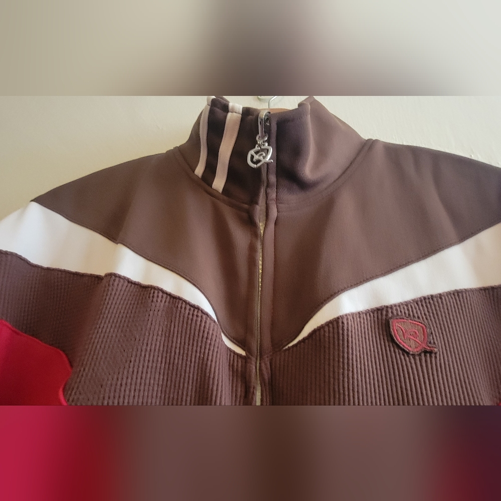 Rocawear Reversible Men Jacket, Medium, Brown/Red… - image 2